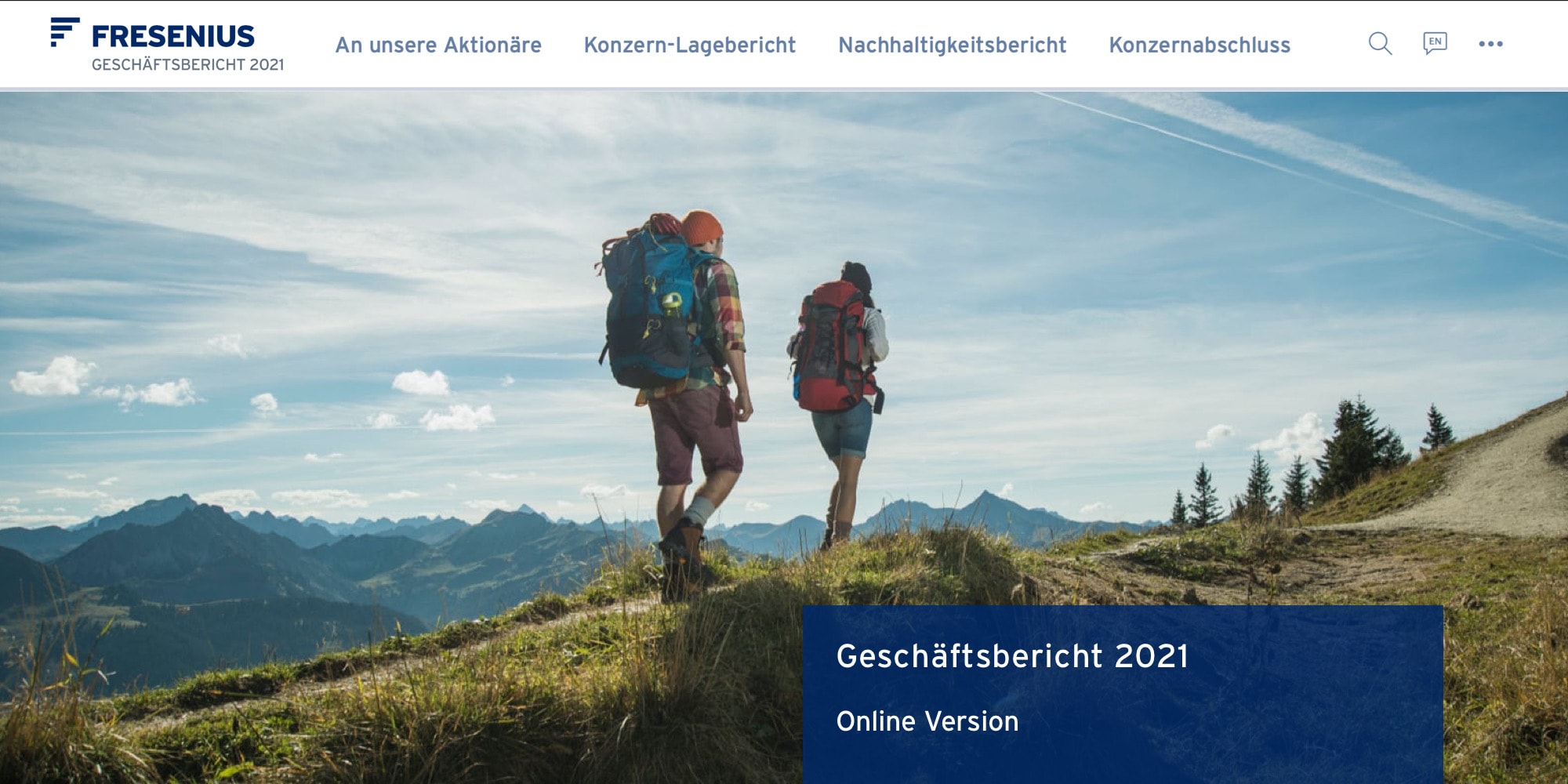 Toward a sustainable future - Fresenius Online Annual Report 2021